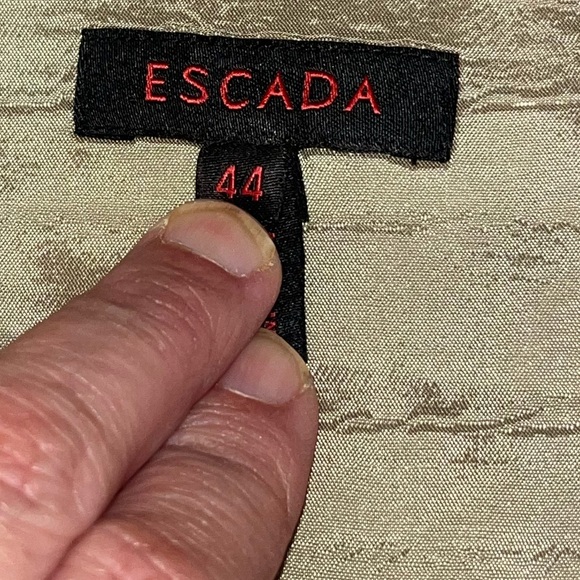 🤎ESCADA – 44 – Beige Flared Hem Skirt - Picture 2 of 8